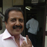 Sivakumar - Kollywood Celebrities Cast Their Votes - Pictures